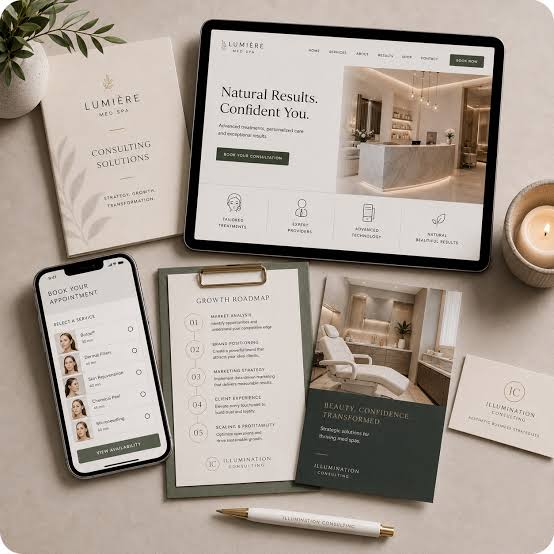 Spas & Aesthetics website design